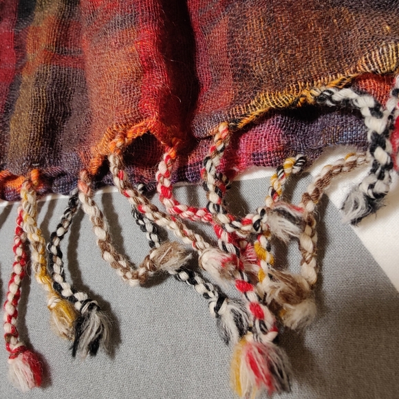 NWT Prana Double Weave Wool Cameo Scarf, unisex, 24" by 71" - Picture 10 of 14